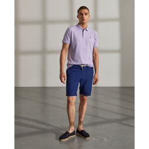 Lion of Porches Bermudas de algodón de corte regular para hombre con cordón de ajuste Azul Índigo