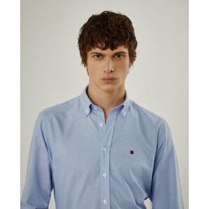 Lion of Porches Camisa Oxford ajustada Azul Claro