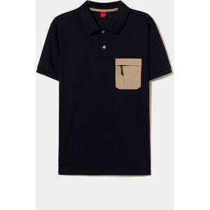 Lion of Porches Polo ajustado Navy