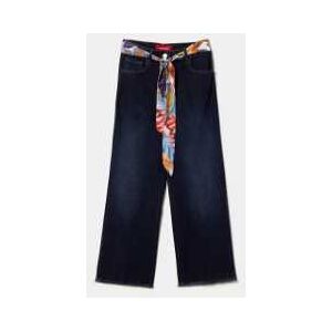 Lion of Porches Pantalón vaquero culotte Azul Índigo