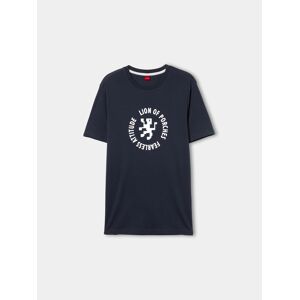 Lion of Porches Camiseta con logo Navy