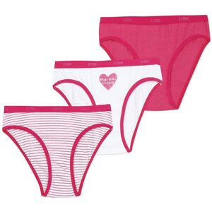 DIM. Pack 3 Culottes Niña DIM Les Pockets DO93G BONBON 04R FUXIA 16 Surtido 3 colores