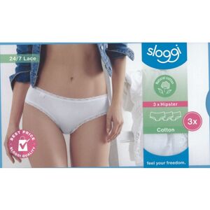 Pack 3 Bragas HIPSTER SLOGGI 24/7 lace 167200 44 Negro