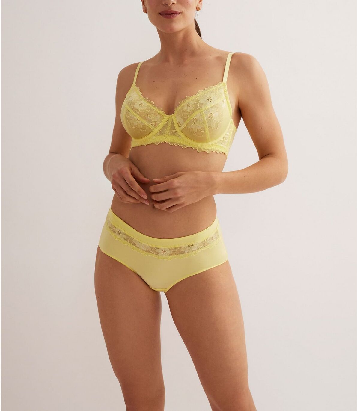 Conjunto Sujetador + Braga  PROMISE Z12060 110 Amarillo D