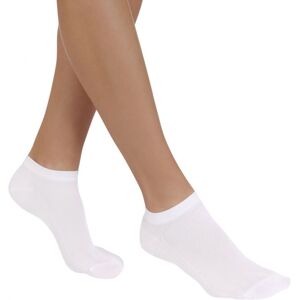 DIM. Pack 2 Pares de Calcetines unisex Invisibles DIM 6H4 43-46 Blanco + Blanco