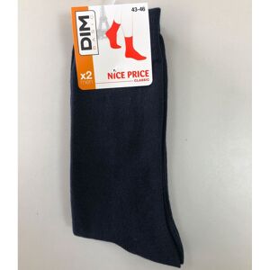 DIM. Pack OFERTA 2 Calcetines Caballero DIM 5U8 G(43-46) Marino