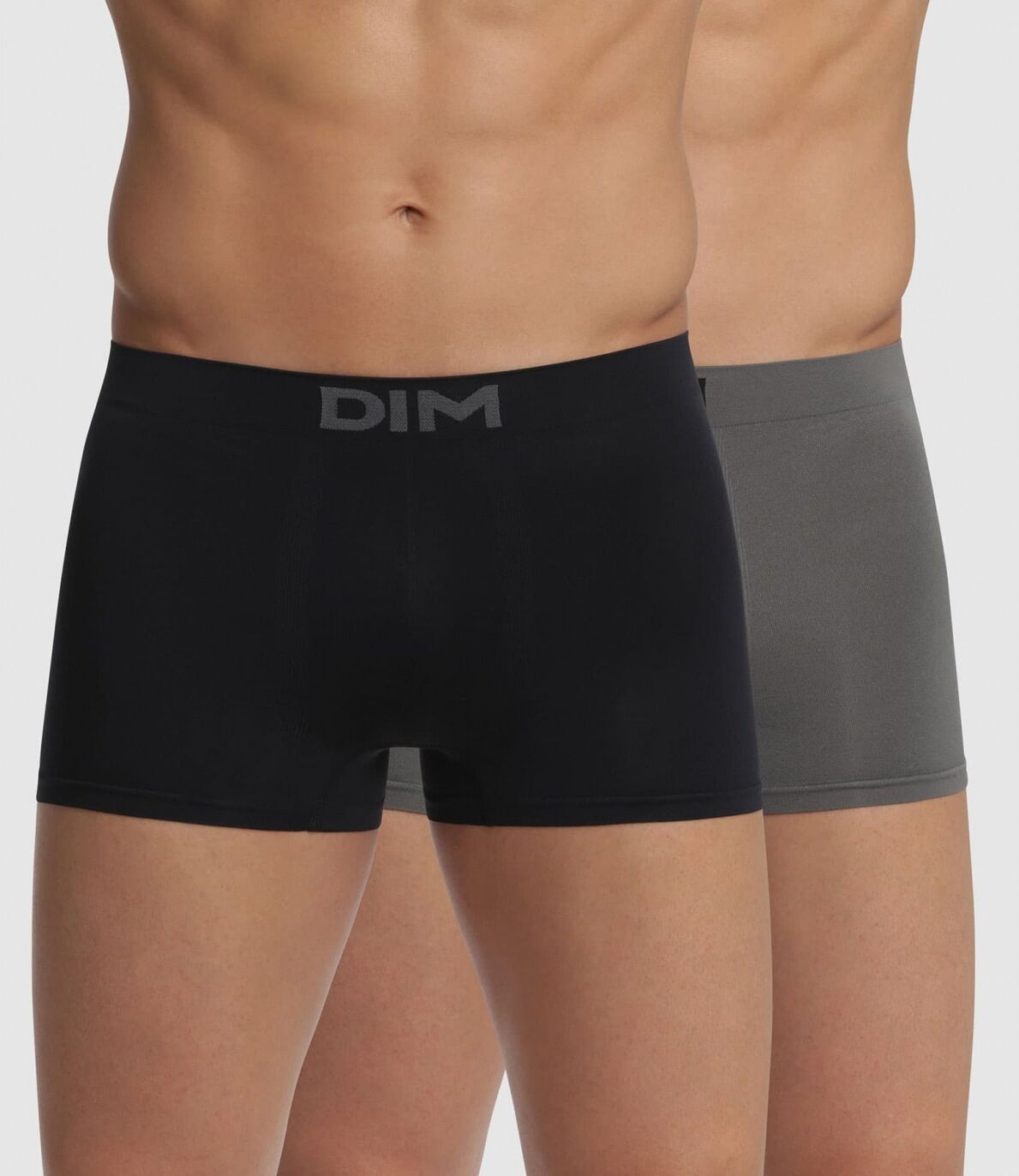 Pack 2 Boxer unno by DIM 5HH NEGRO/GRIS 3B7 NEGRO-GRIS SG/XL