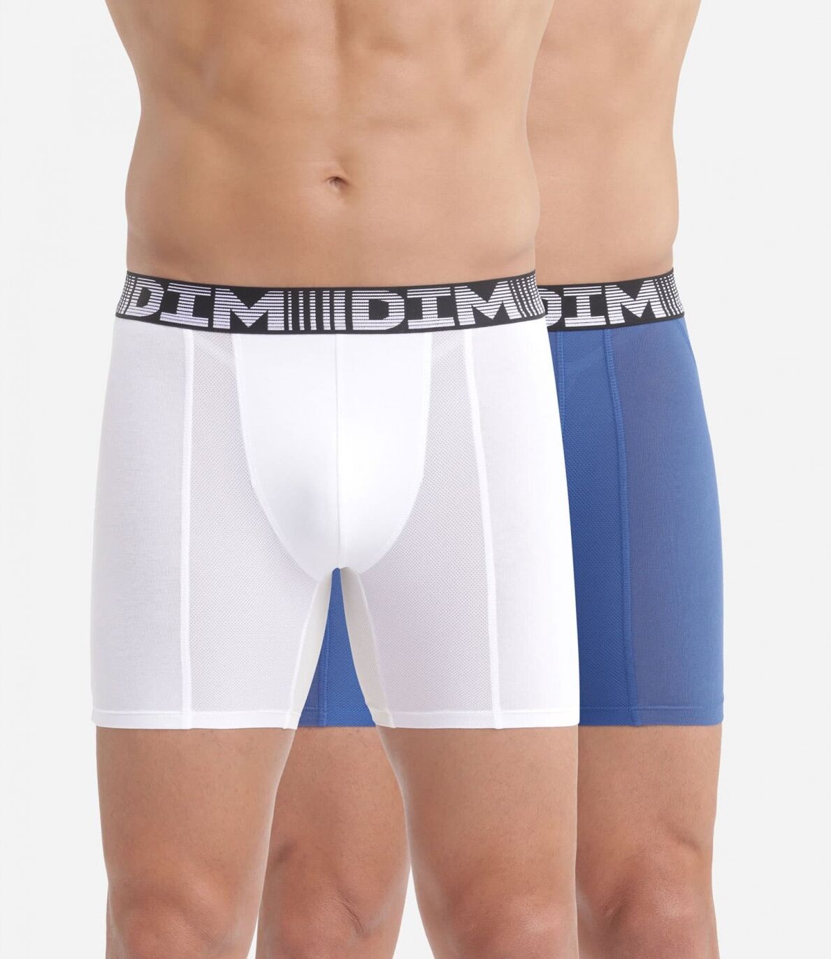 DIM. Pack 2 boxer DIM 1N2 BLANCO/AZUL AA2 BLANCO/AZUL L52