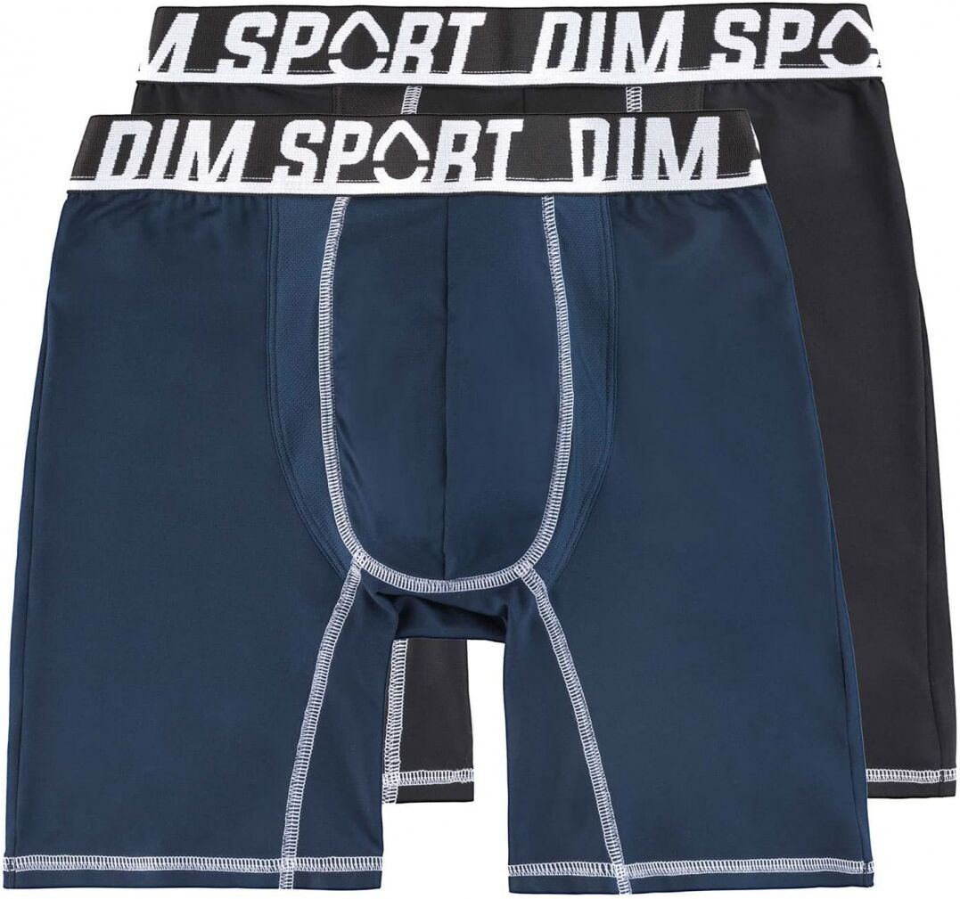 DIM. Pack 2 Boxer DIM SPORT MICRO A6V Negro/Marino A9O NEGRO/MARINO SG/XL