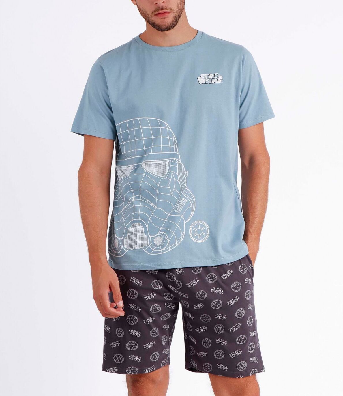 Pijama Hombre STAR WARS 60664 Celeste XXL