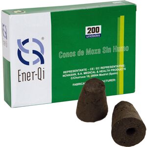 Moxa para aguja caliente en cono sin humo (200 unidades)