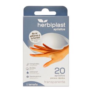 Herbiplast apósitos transparentes 20ud