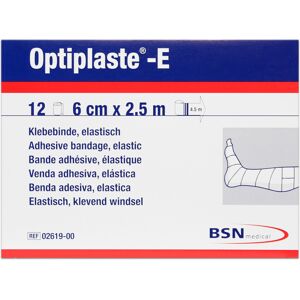 Optiplaste-E (ex-elastoplast-E) 6 cm x 2,5 metros: Venda elástica adhesiva de algodón y viscosa (Caja de 12 unidades)