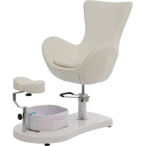 Sillón de pedicura Crem: Con bañera de pies y reposapiés ajustable en altura y longitud