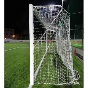 Juego de porterías de aluminio fútbol 7 120x100 mm fijas