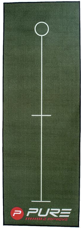 Alfombra Lanzamiento Golf Pure2Improve: Simula las condiciones reales de putting green (80 x 237 cm)