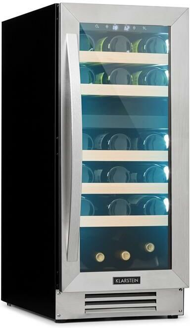 KLARSTEIN Vinovilla 29 Built-In Duo Nevera para vino empotrable 2 zonas 74 litros