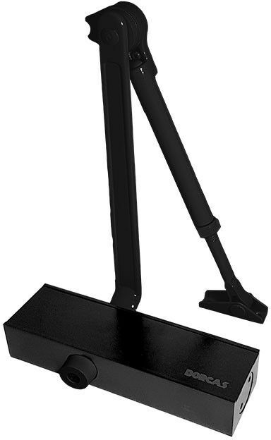 DORCAS Cierrapuertas Dc6 En 2-4 Negro Retenedor DORCAS Cierrapuertas Dc6 En 2-4 Negro Retenedor