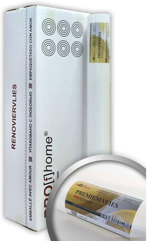 E-DELUX No tejido de constucción para pintar 150 g Profhome PremiumVlies E-DELUX No tejido de constucción para pintar 150 g Profhome PremiumVlies