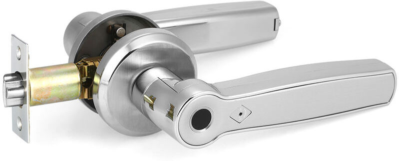 ASUPERMALL Biometrico de huellas dactilares de la manija de bloqueo, con la manija ASUPERMALL Biometrico de huellas dactilares de la manija de bloqueo, con la manija