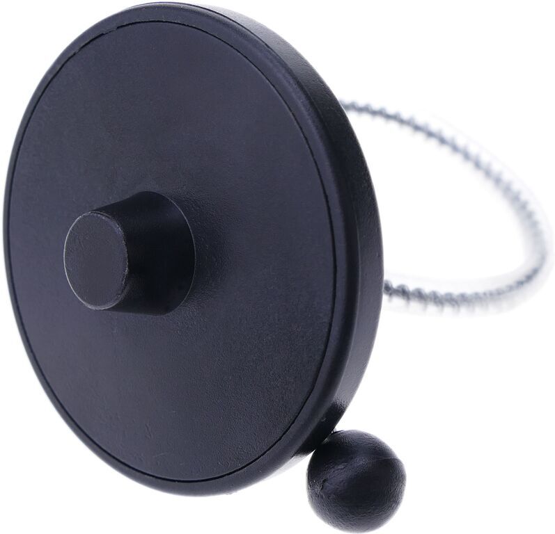 PRIMEMATIK Etiqueta antihurto compatible EAS RF 8.2MHz 55mm negra antirrobo cable PRIMEMATIK Etiqueta antihurto compatible EAS RF 8.2MHz 55mm negra antirrobo cable