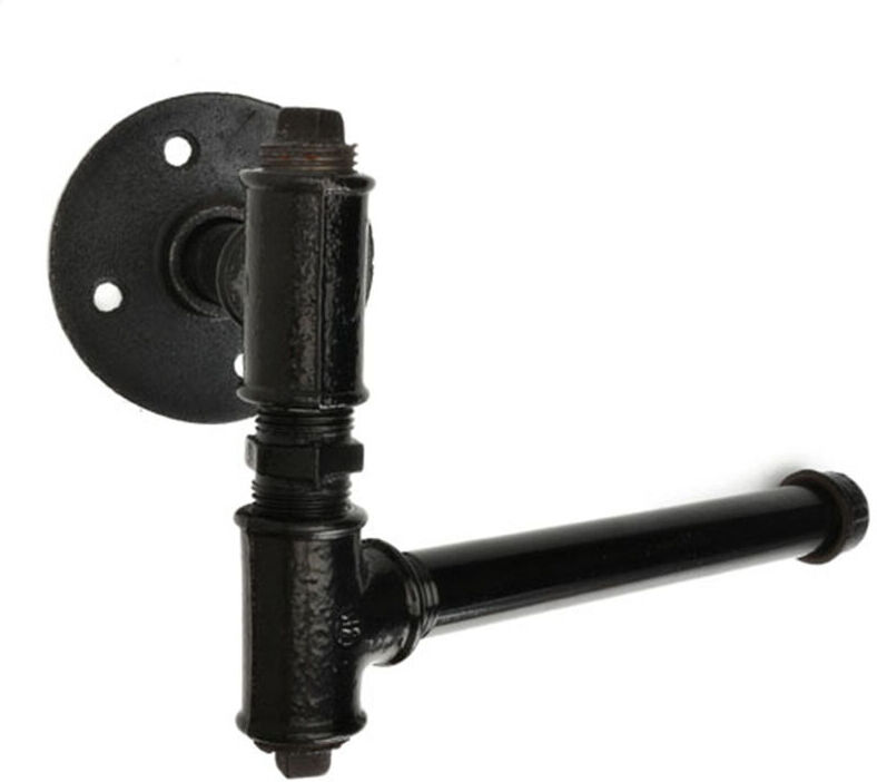 Augienb - Soporte de estante de tubería de hierro industrial Augienb - Soporte de estante de tubería de hierro industrial