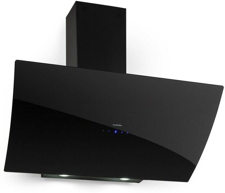 KLARSTEIN Annabelle 90 Campana extractora Cristal 650 m3/h Panel táctil Negro KLARSTEIN Annabelle 90 Campana extractora Cristal 650 m3/h Panel táctil Negro