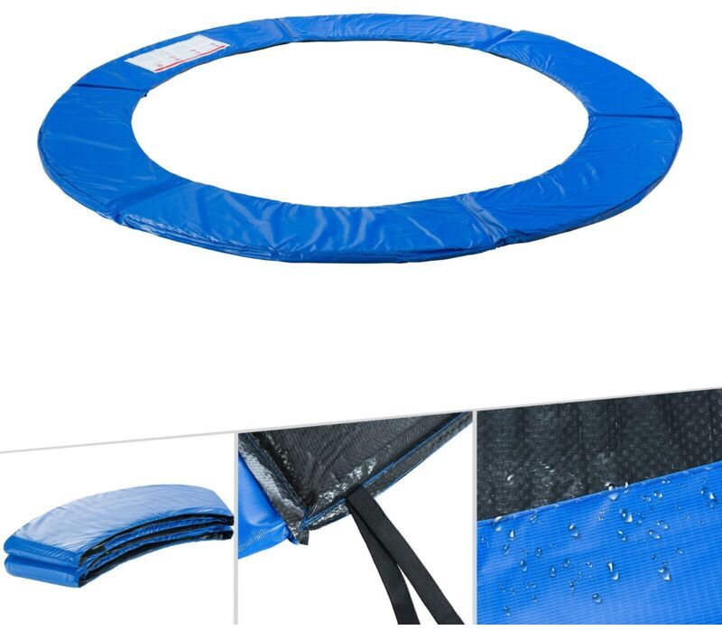 AREBOS Almohadillas de seguridad Cojín Trampolín Cama Elastica 366cm azul AREBOS Almohadillas de seguridad Cojín Trampolín Cama Elastica 366cm azul
