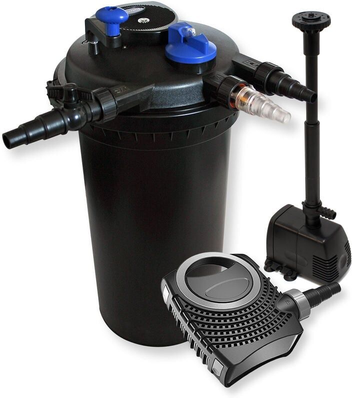 Wiltec - Kit de filtrado de estanque a presi Wiltec - Kit de filtrado de estanque a presi