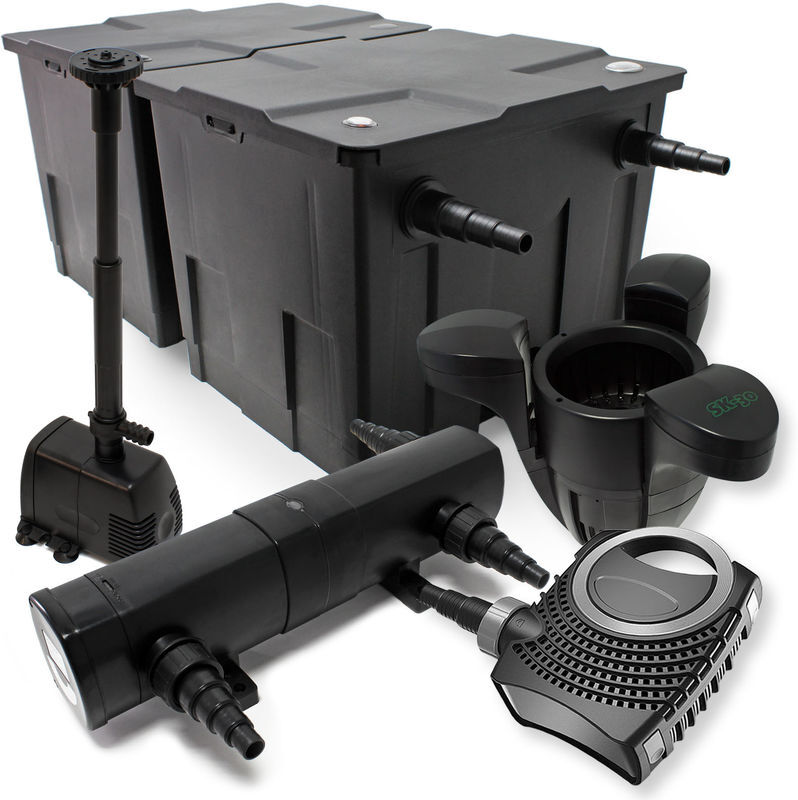 Wiltec - Kit de filtrado filtro cuenca Bio 60000l 85 bomba filtro UVC w Wiltec - Kit de filtrado filtro cuenca Bio 60000l 85 bomba filtro UVC w