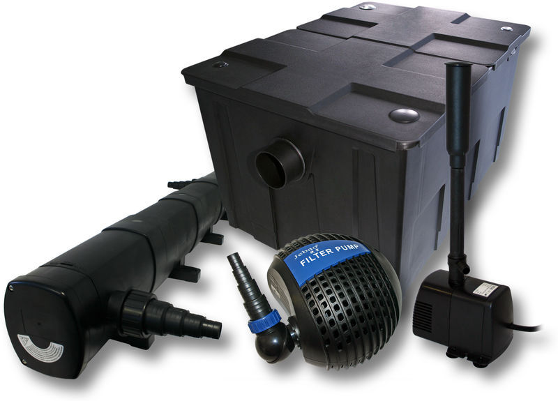 Wiltec - Kit Filtro estanque Bio Filtro 60000l clarificador UVC 72W 80W Wiltec - Kit Filtro estanque Bio Filtro 60000l clarificador UVC 72W 80W