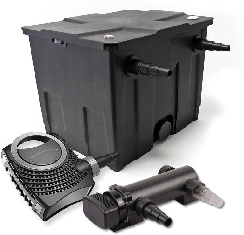 Wiltec - Set filtro estanques 12000l 18W UVC Clarificador NEO8000 70W Wiltec - Set filtro estanques 12000l 18W UVC Clarificador NEO8000 70W