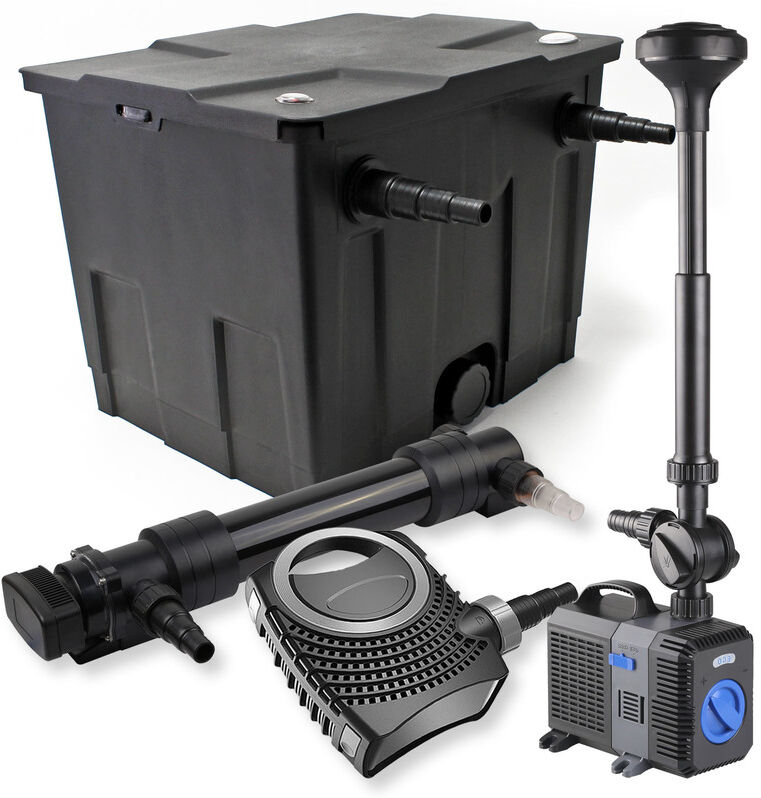 WILTEC Set filtro estanques 12000l 36W UVC Clarificador NEO8000 70W Bomba WILTEC Set filtro estanques 12000l 36W UVC Clarificador NEO8000 70W Bomba