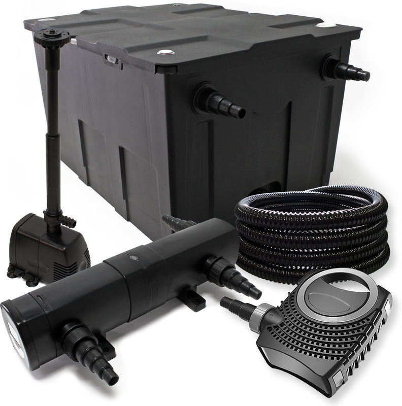 Wiltec - SunSun de filtro estanque bio 12000L UVC clarificador con 72W Wiltec - SunSun de filtro estanque bio 12000L UVC clarificador con 72W