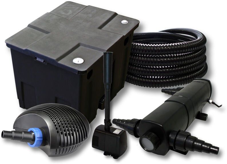 Wiltec - SunSun filtro para 12.000l Estanque con 18W Clarificador y CTF Wiltec - SunSun filtro para 12.000l Estanque con 18W Clarificador y CTF