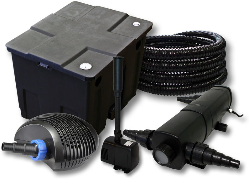 WILTEC SunSun filtro para 12.000l Estanque con 18W Clarificador y CTF Eco WILTEC SunSun filtro para 12.000l Estanque con 18W Clarificador y CTF Eco