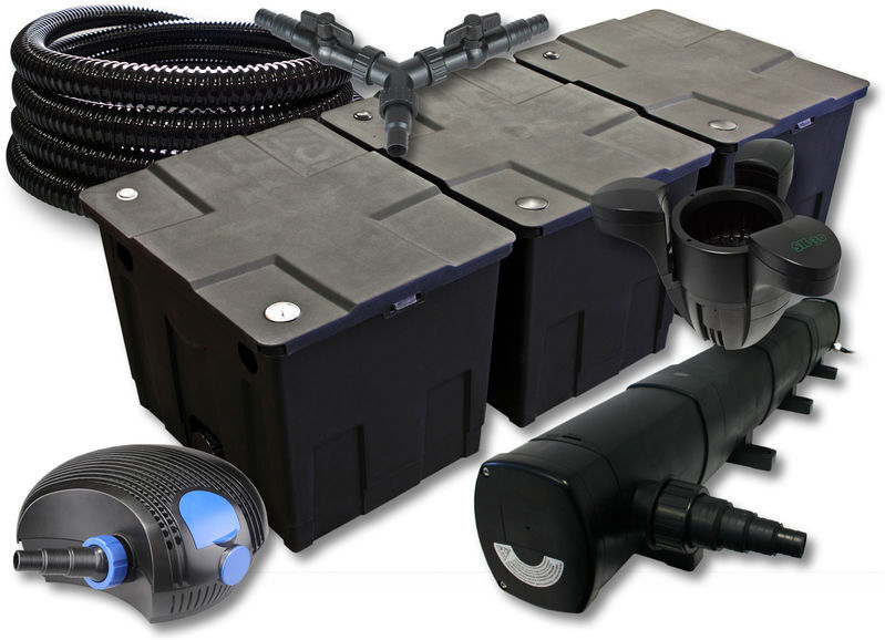 Wiltec - SunSun Kit Filtrado estanque 90000l 72W clarificador 100W bajo Wiltec - SunSun Kit Filtrado estanque 90000l 72W clarificador 100W bajo