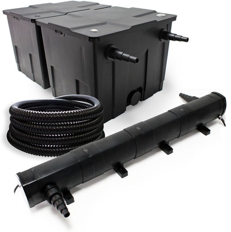 Wiltec - SunSun Set Filtro estanques 60000l 72W clarificador UV 5m Wiltec - SunSun Set Filtro estanques 60000l 72W clarificador UV 5m