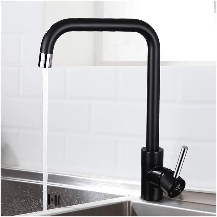 HOMELODY Giratorio Grifo para Fregadero Doble 360° Grifo de Cocina Monomando HOMELODY Giratorio Grifo para Fregadero Doble 360° Grifo de Cocina Monomando