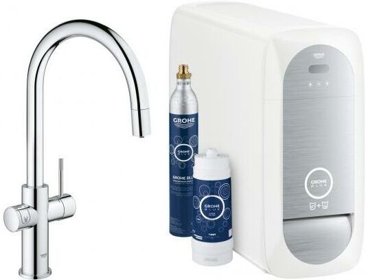 Grohe Blue Home C-spout Starter Kit 31541 Mezclador monomando de Grohe Blue Home C-spout Starter Kit 31541 Mezclador monomando de