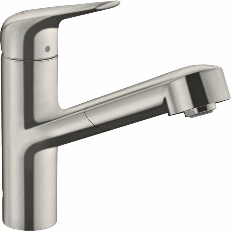 Hansgrohe Focus M42 monomando de cocina 150, caño extraíble, 1 chorro, Hansgrohe Focus M42 monomando de cocina 150, caño extraíble, 1 chorro,
