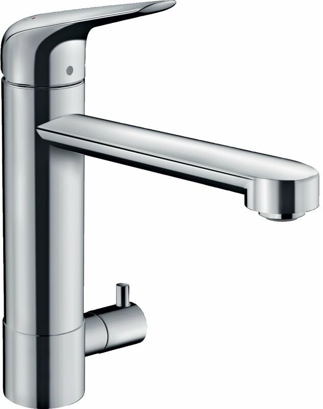 HANSGROHE Mezclador monomando de cocina Hansgrohe Focus M42 180, válvula de HANSGROHE Mezclador monomando de cocina Hansgrohe Focus M42 180, válvula de