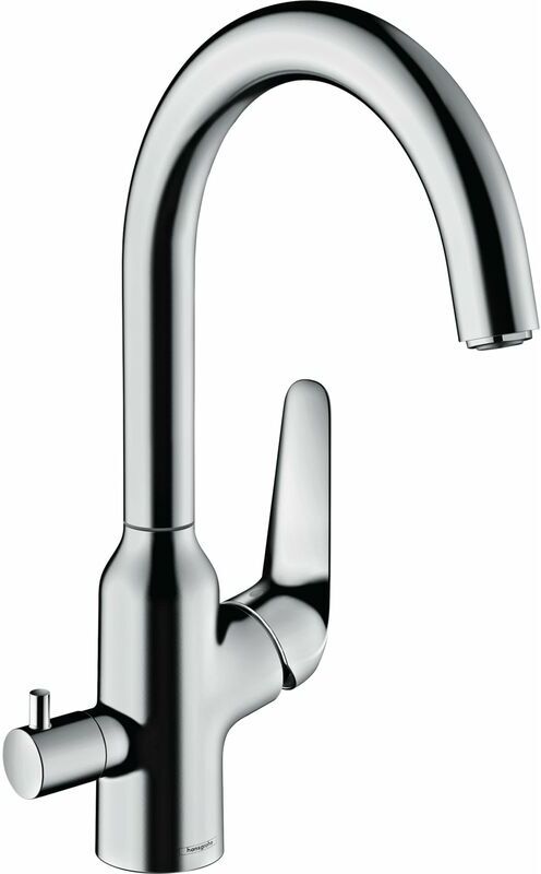 HANSGROHE Mezclador monomando de cocina Hansgrohe Focus M42 220, válvula de HANSGROHE Mezclador monomando de cocina Hansgrohe Focus M42 220, válvula de