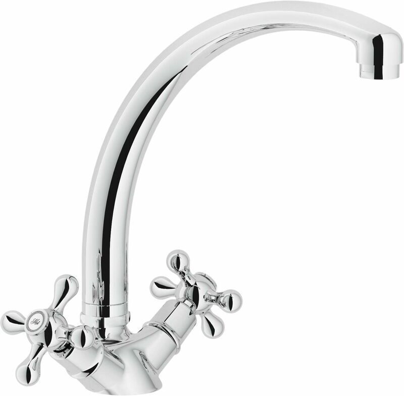 NOBILI Mezclador de fregadero con dos manijas Nobili Grazia GRC5117/5   Cromo NOBILI Mezclador de fregadero con dos manijas Nobili Grazia GRC5117/5   Cromo