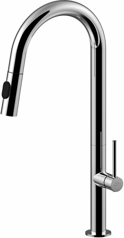 PAFFONI Mezclador de fregadero alto con caño regulable Paffoni CH185CR   Cromo PAFFONI Mezclador de fregadero alto con caño regulable Paffoni CH185CR   Cromo