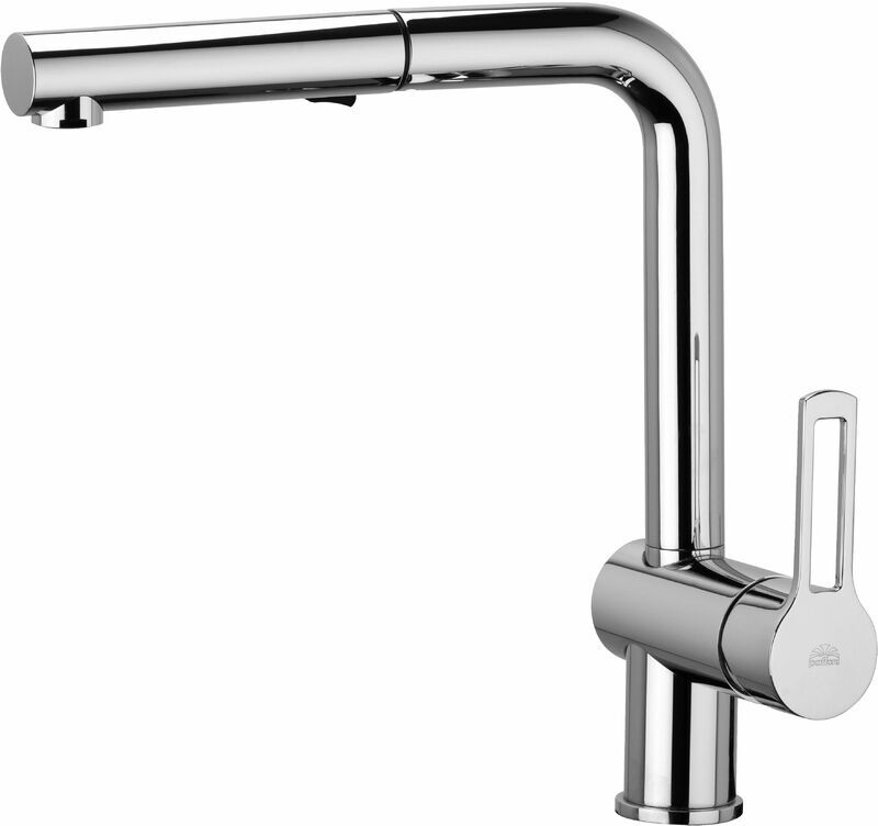 PAFFONI Mezclador de lavabo con ducha extraíble de 2 chorros Paffoni Ringo-West PAFFONI Mezclador de lavabo con ducha extraíble de 2 chorros Paffoni Ringo-West