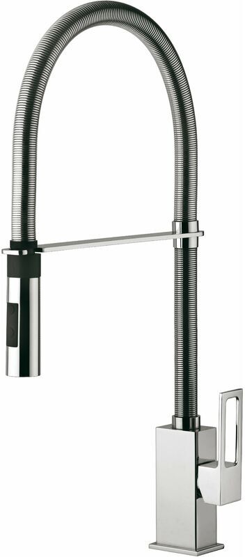 PAFFONI Mezclador de fregadero de cocina con ducha extraíble Paffoni ELLE EFFE PAFFONI Mezclador de fregadero de cocina con ducha extraíble Paffoni ELLE EFFE