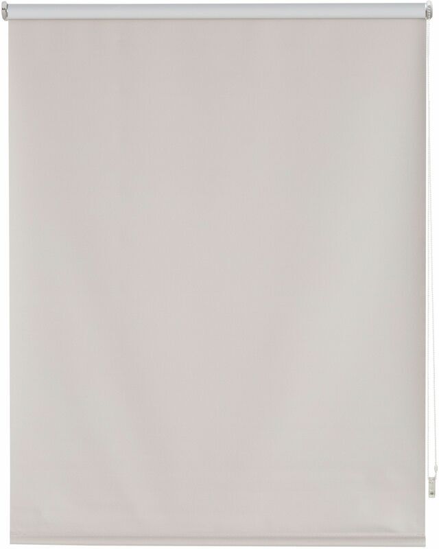 Blindecor - Estor enrollable blackout liso plateado - 120x175 cm (ancho Blindecor - Estor enrollable blackout liso plateado - 120x175 cm (ancho