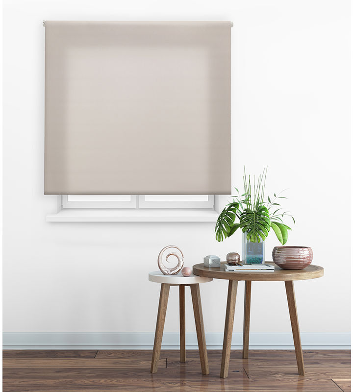 HAPPYSTOR Estor Enrollable Happystor Clear Traslúcido Liso 103-Marfil 140x250 HAPPYSTOR Estor Enrollable Happystor Clear Traslúcido Liso 103-Marfil 140x250