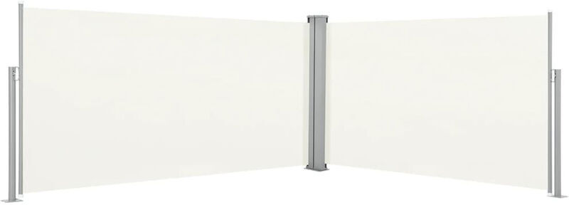 ASUPERMALL Toldo lateral retractil color crema 160x600 cm ASUPERMALL Toldo lateral retractil color crema 160x600 cm